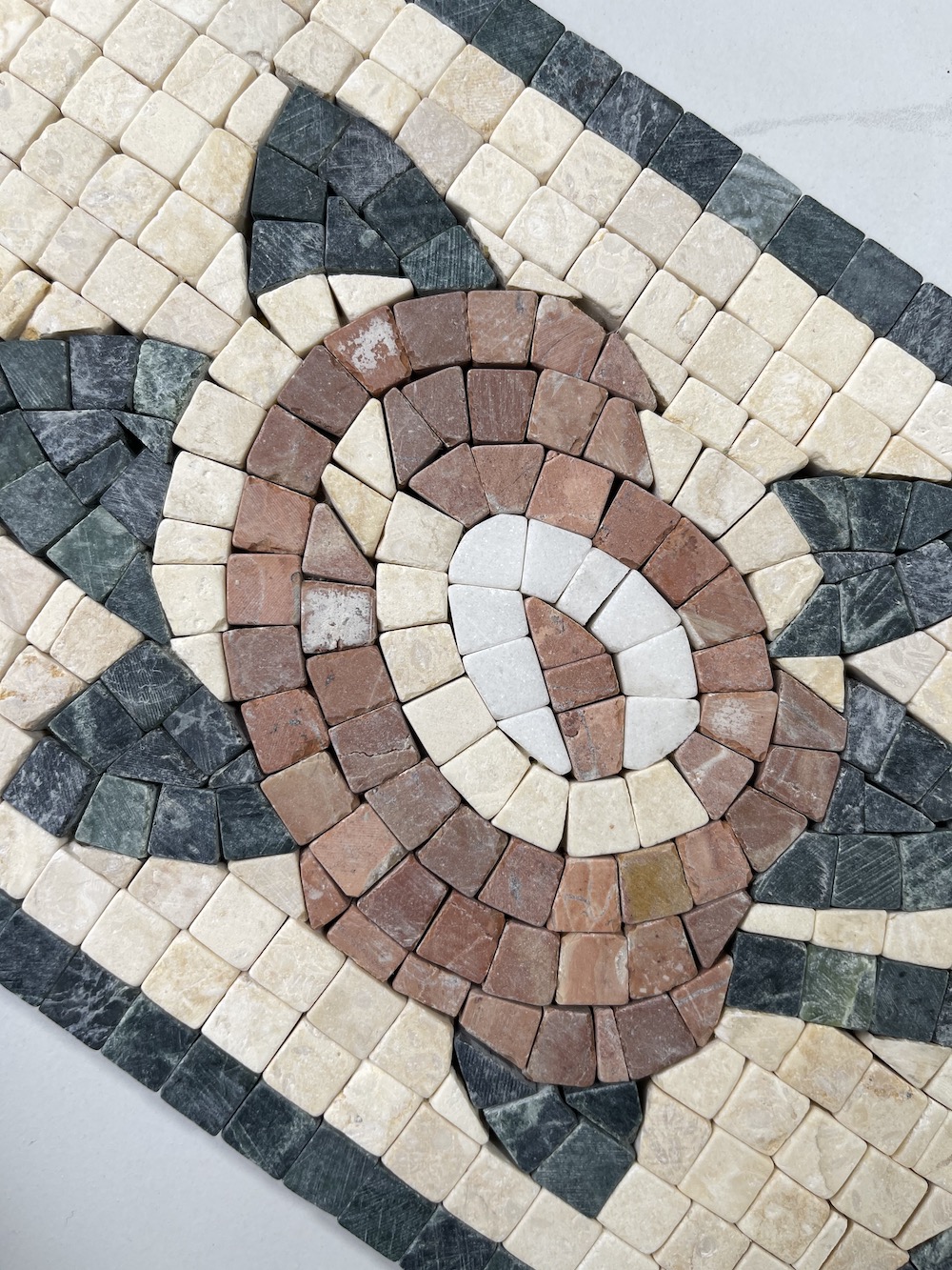 Borders　9点（①が2点正確には10点） Gardenia Rojo 5.9x17.7 Marble Mosaic Border Listello Tile Tumbled