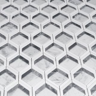 Italian Carrara Marble Mosaics - Stone Center Online