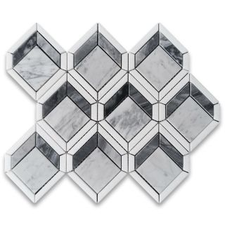 Italian Carrara Marble Mosaics - Stone Center Online