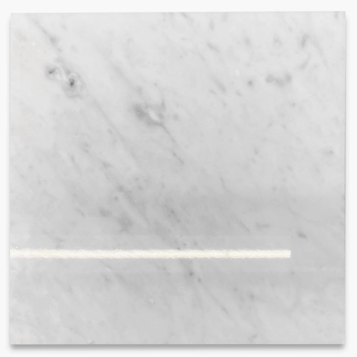 Italian Carrara White Marble 12x12 Tile, Natural White Marble Floor Tiles