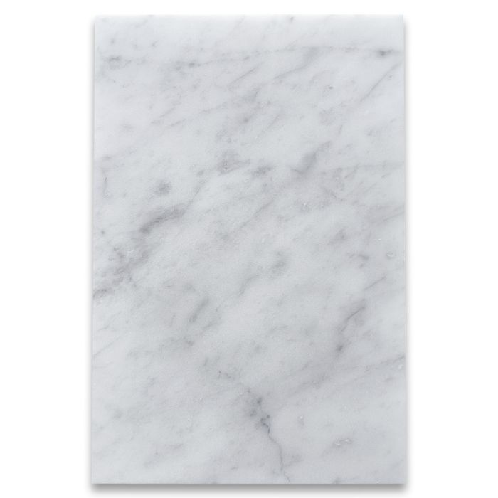 Carrara White Marble 8x12 Wall and Floor Tile Honed - Stone Center Online