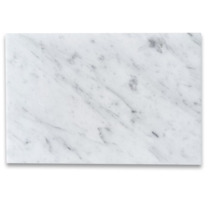 Carrara White Marble 8x12 Wall and Floor Tile Polished