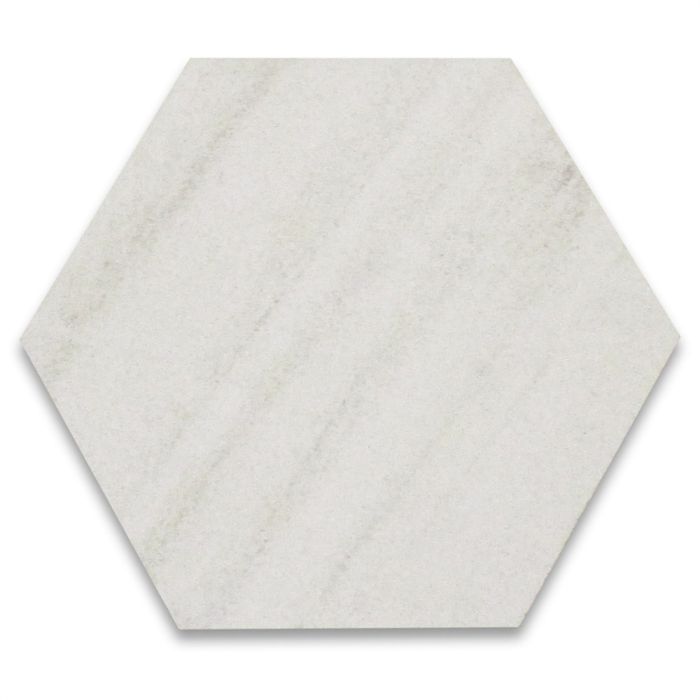 Moleanos Beige Golden Beach Limestone 6 inch Hexagon Tile Honed