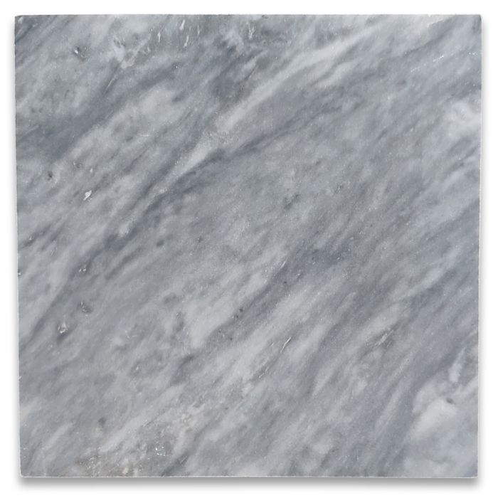 Bardiglio Gray Marble 6x6 Tile Honed