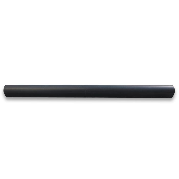 Nero Marquina Black Marble 3/4x12 Pencil Liner Trim Molding Honed