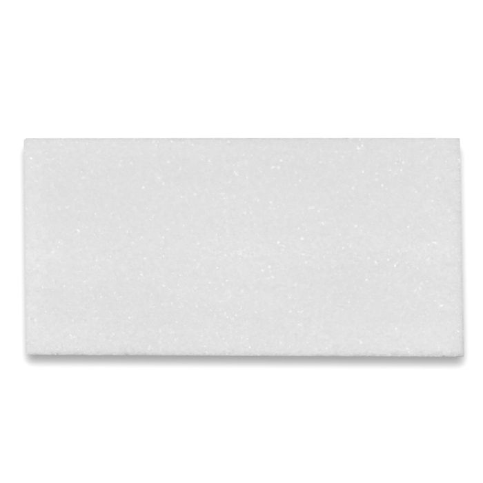 Thassos White Marble 3x6 Subway Tile Honed
