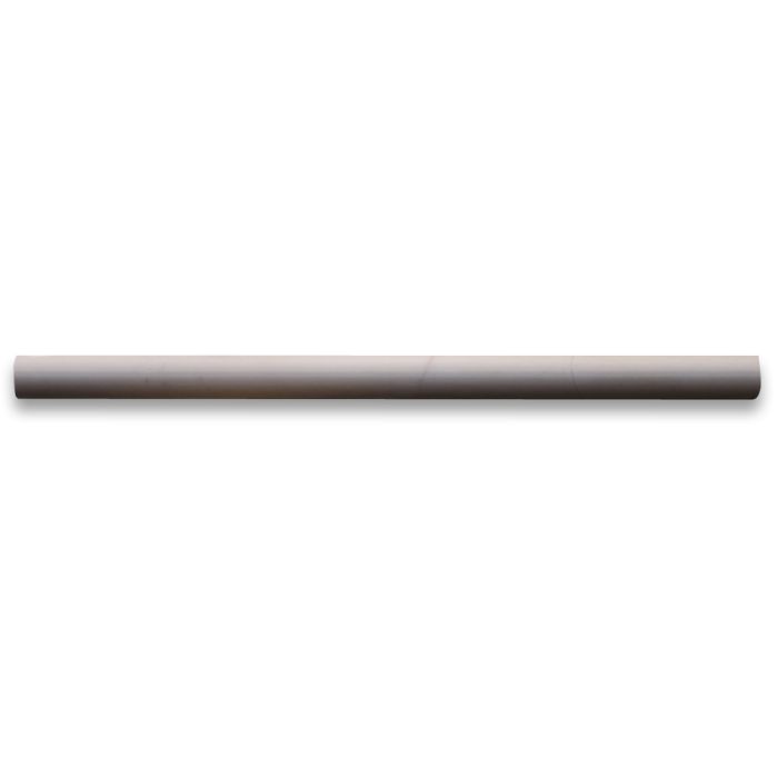 Athens Grey Wood Grain Marble 3/4x12 Pencil Liner Trim Molding Honed