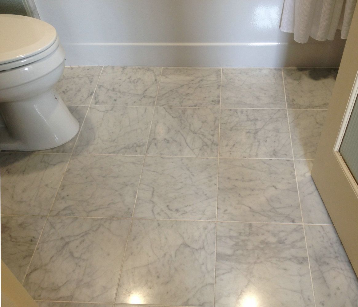 Marble Mosaic Tile Sheet White Carrera  Bathroom Kitchen Wall Floor 30cmx30cm 
