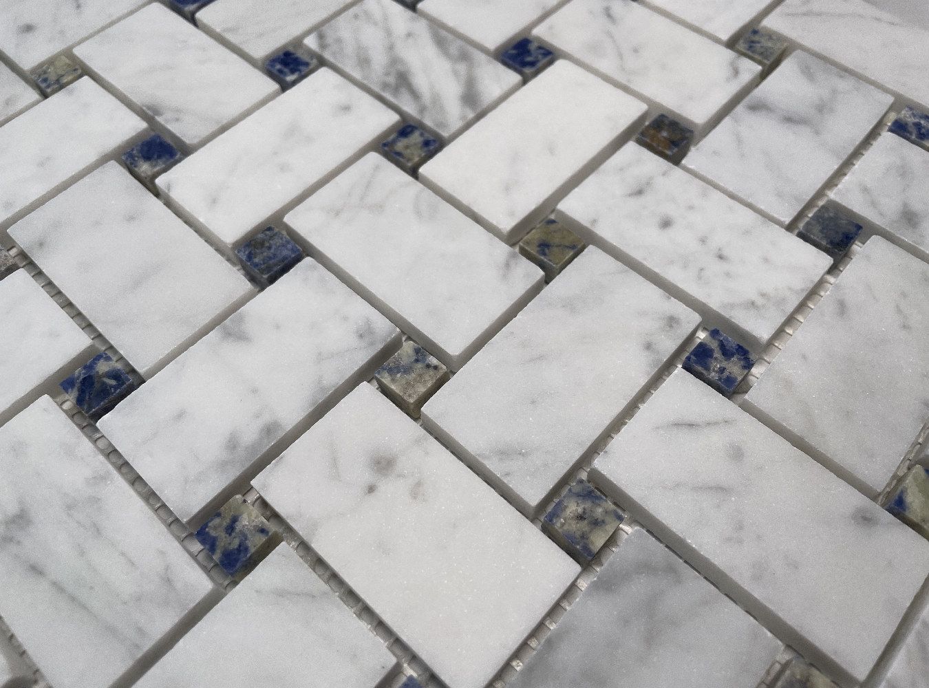 Bathroom Shower Floor etc. Simple Tile 1X1 Square Polished Set of 5 Sheets, EDMM0101 - Emperador Dark 1X1 Square Collection 5 Sheets Marble Mosaic Tile for Kitchen Backsplash 12X12X3/8