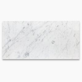 Carrara White Marble 12x24 Tile Polished