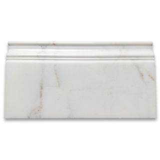 Calacatta Gold Marble 6x12 Skirting Baseboard Trim Molding Polished