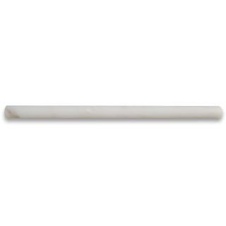Calacatta Gold 3/4x12 Pencil Liner Trim Molding Honed