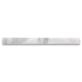 Calacatta Gold Marble 1x12 Border Strip Liner Tile Honed