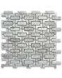 Carrara White Marble Fretwork Interlock Mosaic Tile Honed