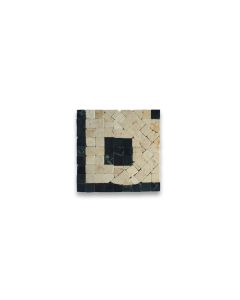 Legend Jade 3.5x3.5 Marble Mosaic Border Corner Tile Polished