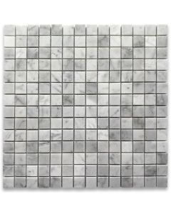 Carrara White 3/4x3/4 Square Mosaic Tile Polished
