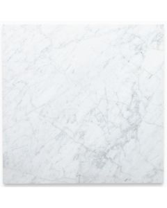 Carrara White Marble 24x24 Tile Polished