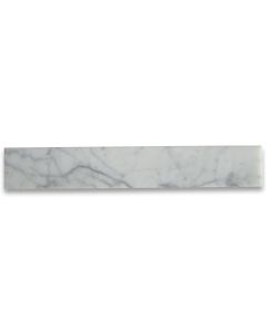 Carrara White Marble 2x12 Tile Honed