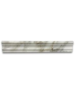 (Sample) Calacatta Gold 2"x12" Chair Rail Trim Molding Polished - Marble from Italy