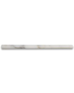 (Sample) Calacatta Gold 5/8"x12" Pencil Liner Trim Molding Honed - Marble from Italy
