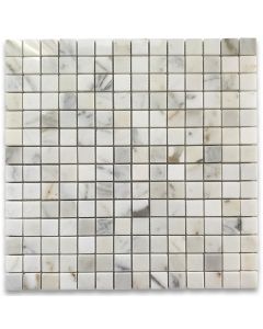 Calacatta Gold 3/4x3/4 Square Mosaic Tile Polished