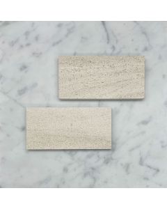(Sample) Moleanos Beige Golden Beach Limestone 3x6 Subway Tile Honed