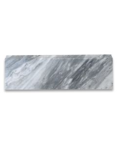 Bardiglio Gray Marble 4x12 Baseboard Trim Molding Polished