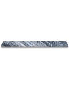 Bardiglio Gray Marble 1-1/8x12 Beveled Pencil Edging Trim Molding Honed