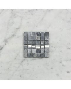 Bardiglio Gray Marble 5/8x5/8 Square Mosaic Tile Polished