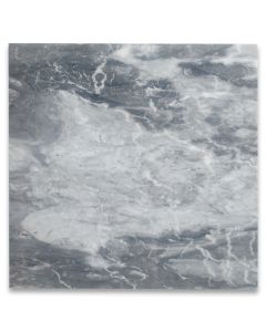 Bardiglio Gray Marble 24x24 Tile Polished