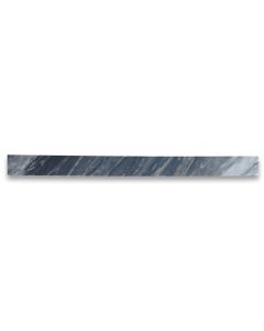 Bardiglio Gray Marble 1x12 Border Strip Liner Tile Polished