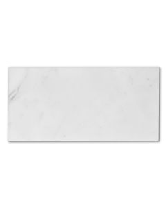 Statuary White Marble 6x12 Subway Tile Honed