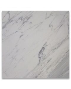 Statuary White Marble 24x24 Tile Honed