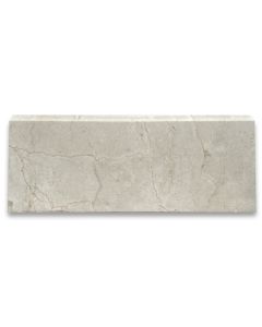 (Sample) Crema Marfil Marble 5x12 Baseboard Trim Molding Polished