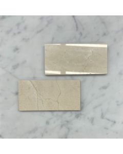 (Sample) Crema Marfil Marble 3x6 Subway Tile Polished
