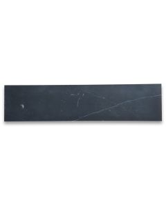 Nero Marquina Black Marble 3x12 Subway Tile Honed