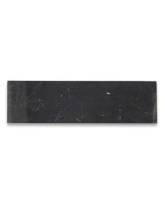 Nero Marquina Black Marble 6x18 Wall and Floor Tile Polished