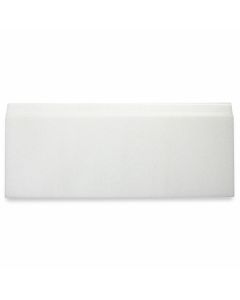Thassos White 5x12 Baseboard Trim Molding Polished