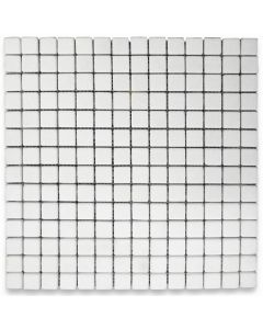 Thassos White 3/4x3/4 Square Mosaic Tile Tumbled