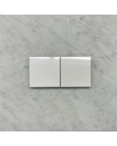 Thassos White Marble 3x3 Square Mosaic Tile Polished