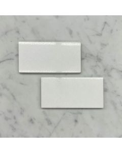 Thassos White 3x6 Subway Tile Polished