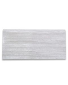 White Wood Grain 12x24 Tile Polished