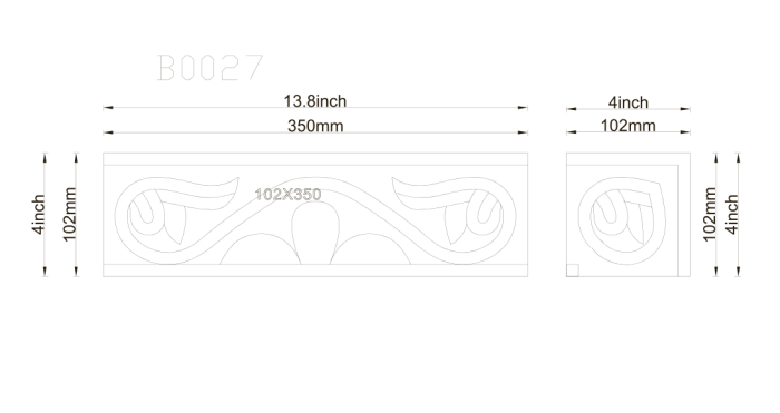 Carina Green 4x13.8 Marble Mosaic Border Listello Tile Polished