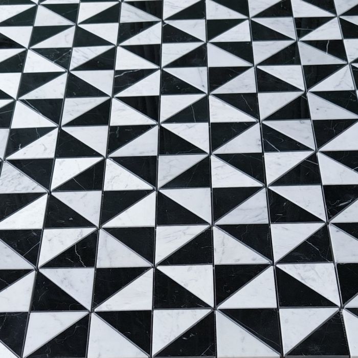 MOTHERLAKELAKE lynch.ブラトラ Black Triangle Black Pearl Glossy Triangle Colore Look Ceramic Mosaic