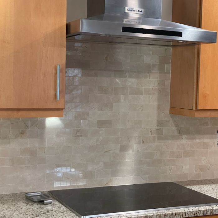 Crema Marfil Marble 2x4 Grand Brick Subway Mosaic Tile Polished