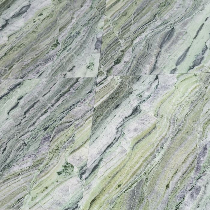 Sagano Vibrant Green Marble 18x18 Tile Honed - Stone Center Online