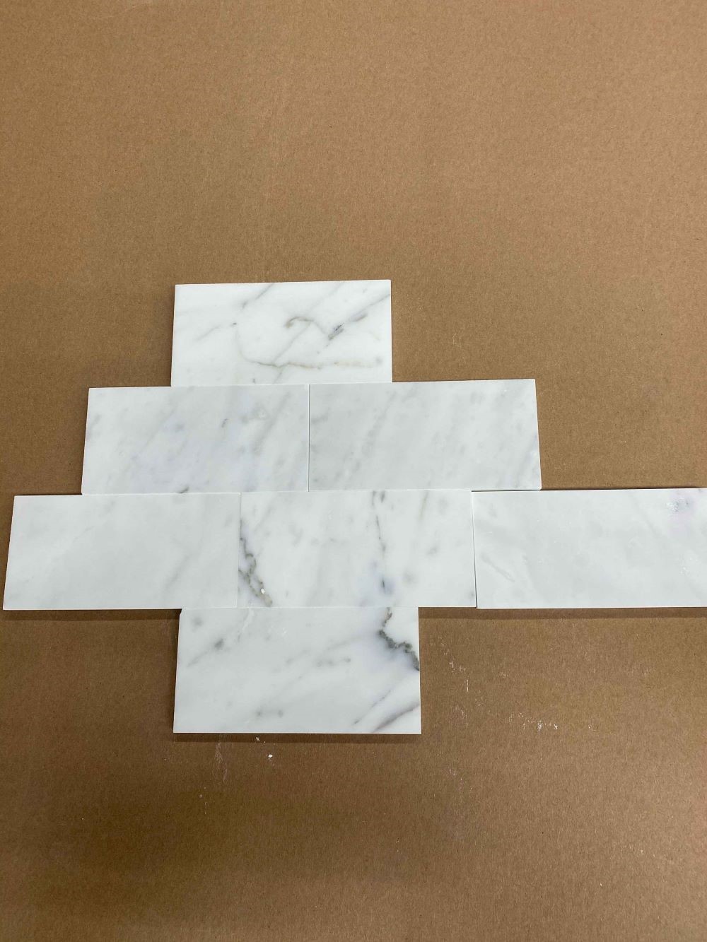 Statuary White Marble 3x6 Subway Tile Honed - Stone Center Online